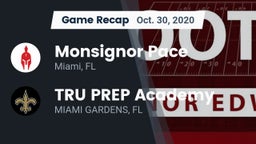 Recap: Monsignor Pace  vs. TRU PREP Academy 2020