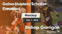 Matchup: Galva-Holstein/Schal vs. Bishop Garrigan  2016