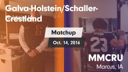 Matchup: Galva-Holstein/Schal vs. MMCRU  2016