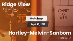 Matchup: Galva-Holstein/Schal vs. Hartley-Melvin-Sanborn  2017