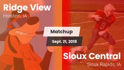 Matchup: Galva-Holstein/Schal vs. Sioux Central  2018