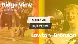 Matchup: Galva-Holstein/Schal vs. Lawton-Bronson  2019