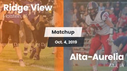 Matchup: Galva-Holstein/Schal vs. Alta-Aurelia  2019