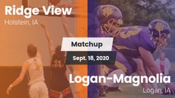 Matchup: Galva-Holstein/Schal vs. Logan-Magnolia  2020