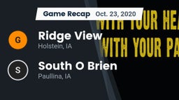 Recap: Ridge View  vs. South O Brien  2020