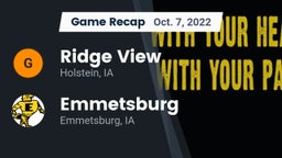 Recap: Ridge View  vs. Emmetsburg  2022