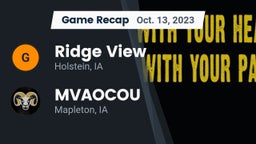 Recap: Ridge View  vs. MVAOCOU  2023