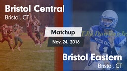 Matchup: Bristol Central vs. Bristol Eastern  2016