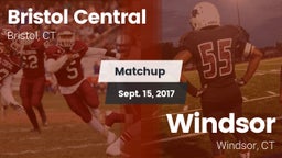 Matchup: Bristol Central vs. Windsor  2017