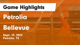 Petrolia  vs Bellevue  Game Highlights - Sept. 19, 2023