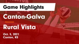 Canton-Galva  vs Rural Vista Game Highlights - Oct. 5, 2021