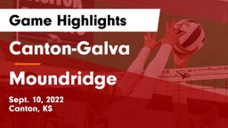 Canton-Galva  vs Moundridge Game Highlights - Sept. 10, 2022