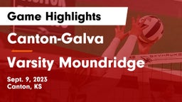 Canton-Galva  vs Varsity Moundridge Game Highlights - Sept. 9, 2023