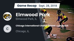 Recap: Elmwood Park  vs. Chicago international Charter School - Longwood 2018