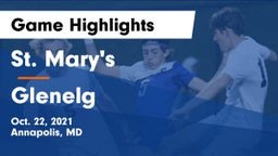 St. Mary's  vs Glenelg  Game Highlights - Oct. 22, 2021