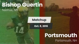 Matchup: Bishop Guertin vs. Portsmouth  2016