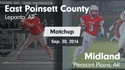 Matchup: East Poinsett County vs. Midland 2016