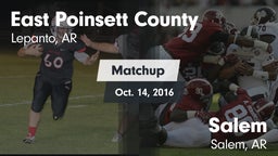 Matchup: East Poinsett County vs. Salem  2016