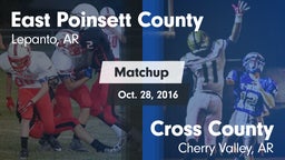 Matchup: East Poinsett County vs. Cross County  2016
