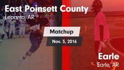 Matchup: East Poinsett County vs. Earle  2016