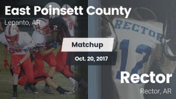 Matchup: East Poinsett County vs. Rector  2017