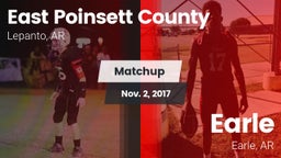 Matchup: East Poinsett County vs. Earle  2017