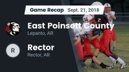 Recap: East Poinsett County  vs. Rector  2018