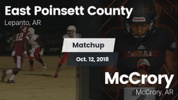 Matchup: East Poinsett County vs. McCrory  2018