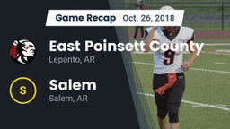 Recap: East Poinsett County  vs. Salem  2018