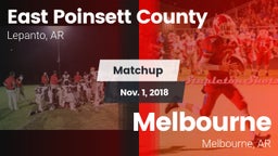 Matchup: East Poinsett County vs. Melbourne  2018