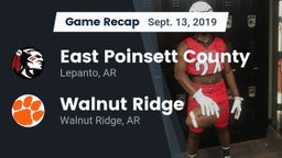 Recap: East Poinsett County  vs. Walnut Ridge  2019