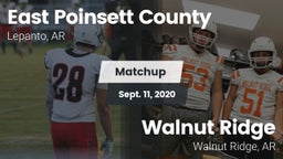 Matchup: East Poinsett County vs. Walnut Ridge  2020