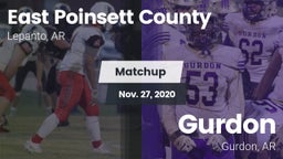 Matchup: East Poinsett County vs. Gurdon  2020