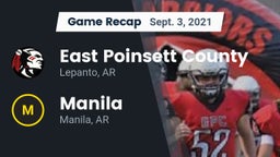 Recap: East Poinsett County  vs. Manila  2021