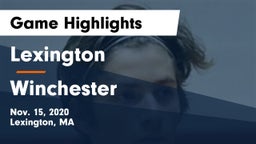 Lexington  vs Winchester Game Highlights - Nov. 15, 2020