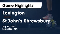 Lexington  vs St John’s Shrewsbury Game Highlights - July 19, 2023