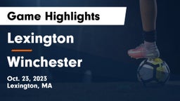 Lexington  vs Winchester  Game Highlights - Oct. 23, 2023