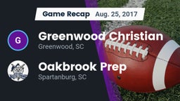 Recap: Greenwood Christian  vs. Oakbrook Prep  2017