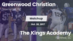 Matchup: Greenwood Christian vs. The Kings Academy 2017