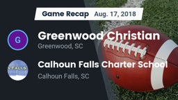 Recap: Greenwood Christian  vs. Calhoun Falls Charter School 2018