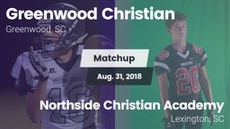 Matchup: Greenwood Christian vs. Northside Christian Academy  2018