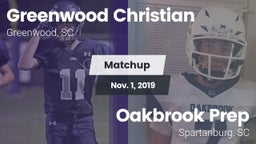 Matchup: Greenwood Christian vs. Oakbrook Prep  2019