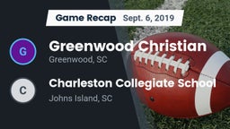Recap: Greenwood Christian  vs. Charleston Collegiate School 2019