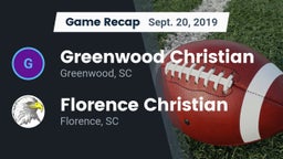 Recap: Greenwood Christian  vs. Florence Christian  2019