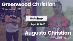 Matchup: Greenwood Christian vs. Augusta Christian  2020