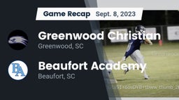 Recap: Greenwood Christian  vs. Beaufort Academy 2023