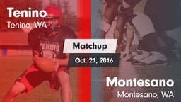Matchup: Tenino vs. Montesano  2016