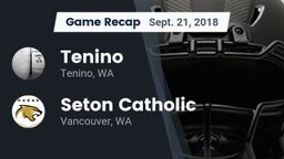 Recap: Tenino  vs. Seton Catholic  2018