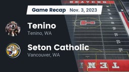 Recap: Tenino  vs. Seton Catholic  2023