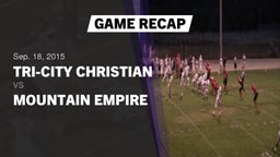 Recap: Tri-City Christian  vs. Mountain Empire 2015